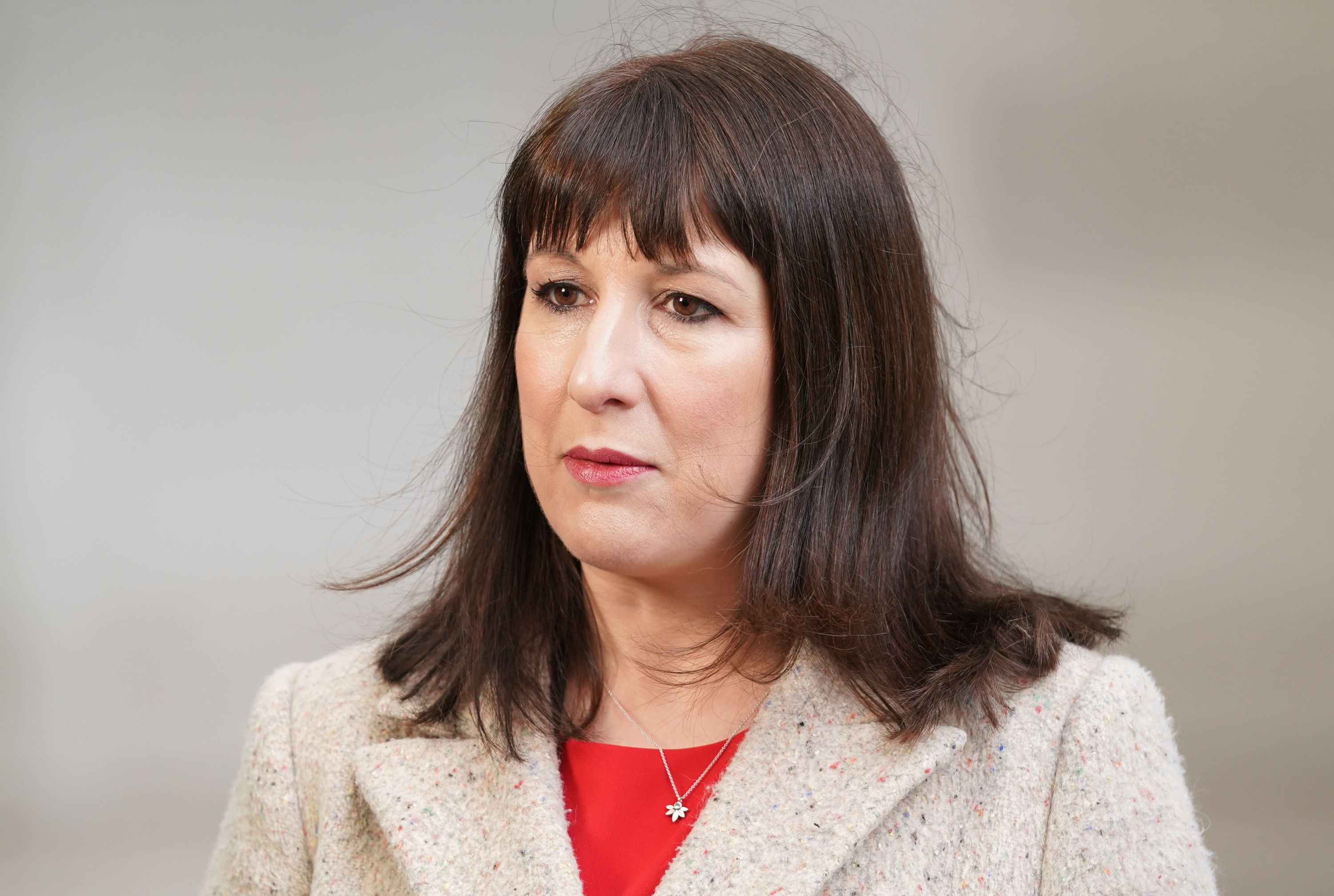Shadow chancellor Rachel Reeves blamed Government policy for the slow decrease