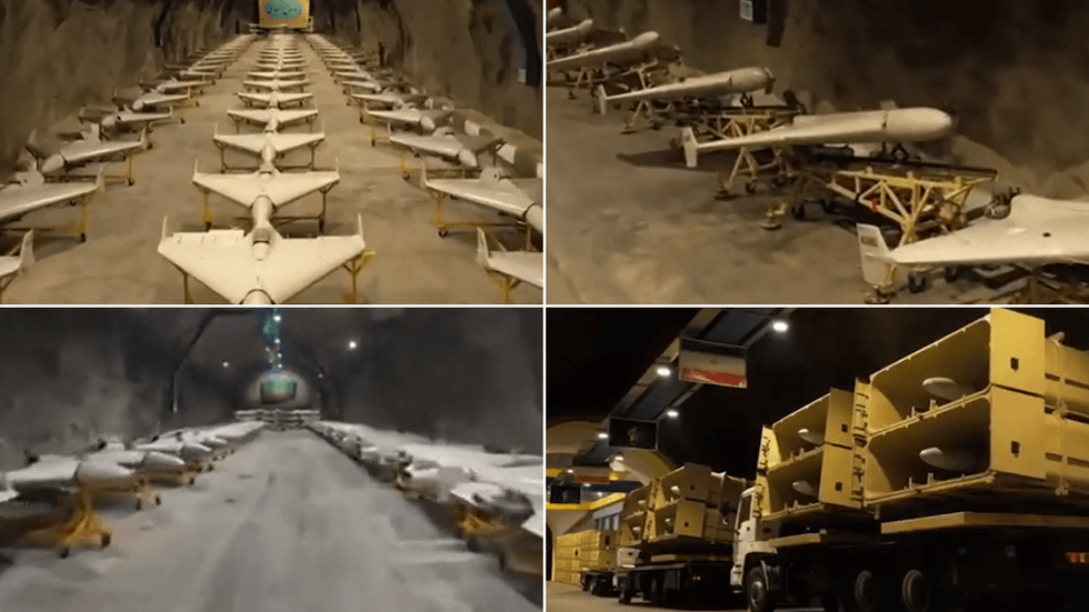 Shahed loitering drones