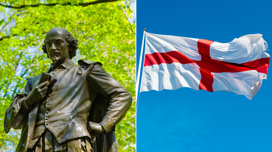 Shakespeare / St George Cross Flag