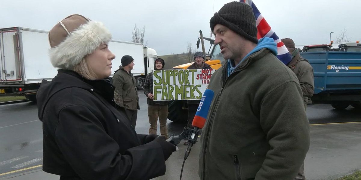 Farm tax: Farmer despairs at Labour’s inheritance tax raid as protesters BLOCK supermarket food supplies Farm tax: Farmer despairs at Labour’s inheritance tax raid as protesters BLOCK supermarket food supplies