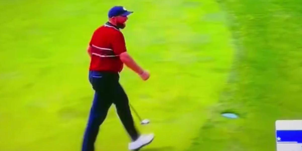 NextImg:Ryder Cup star has to be held back by caddie as fan abuse reaches new level