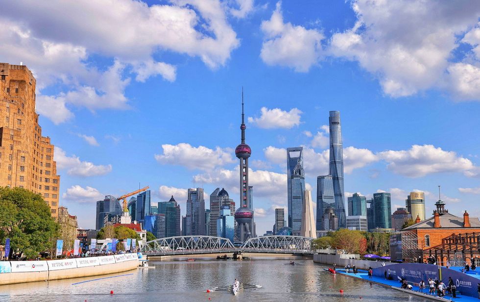 Shanghai, China city landscape