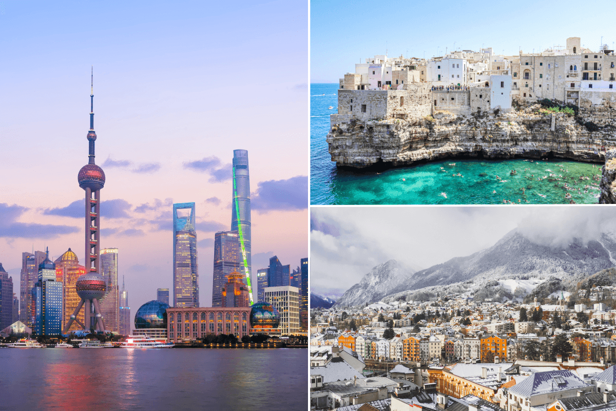 Shanghai / Puglia / Innsbruck