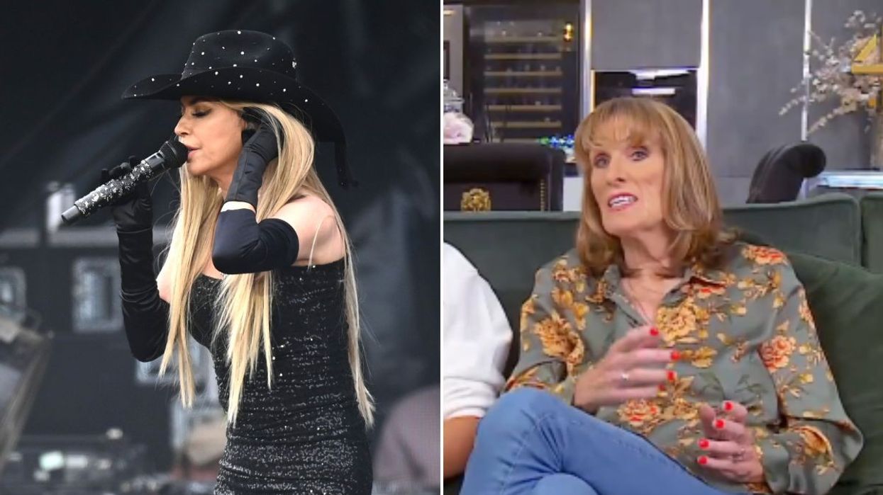 Shania Twain and Linda Clark