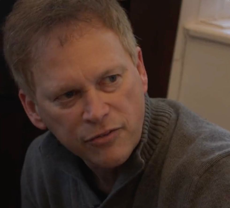 Shapps shared a video to Twitter