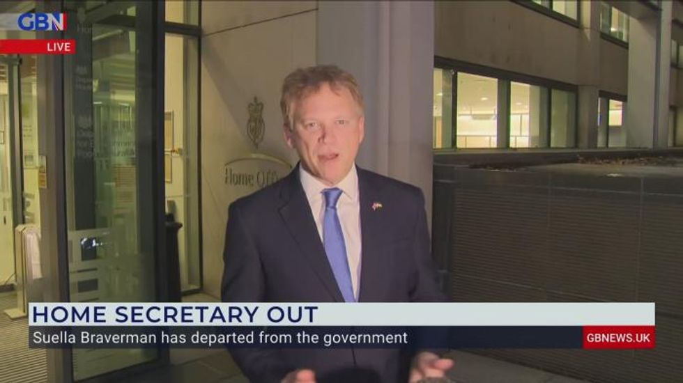 Grant Shapps appointed Home Secretary after Suella Braverman resignation