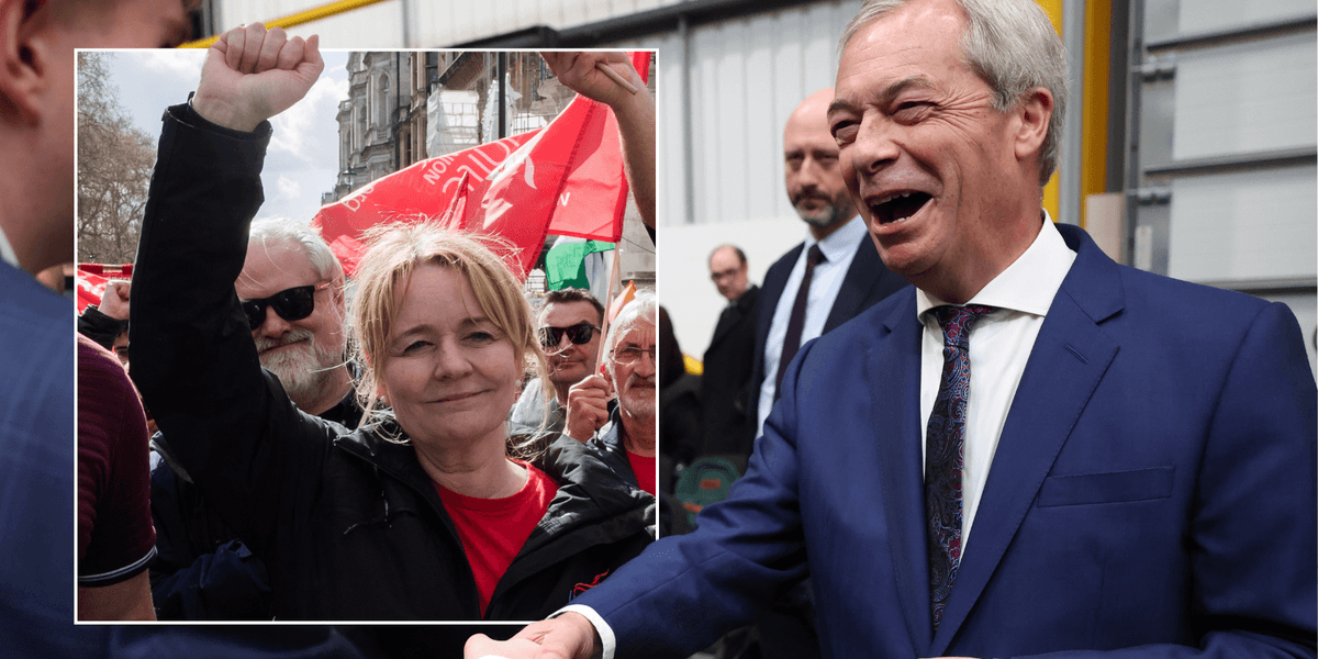 Labour’s biggest union donor cosies up to Nigel Farage in secret meeting Labour’s biggest union donor cosies up to Nigel Farage in secret meeting