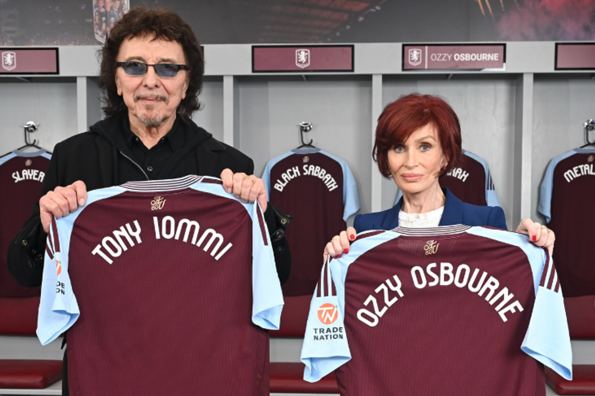 Sharon Osbourne and Tonu Iommi