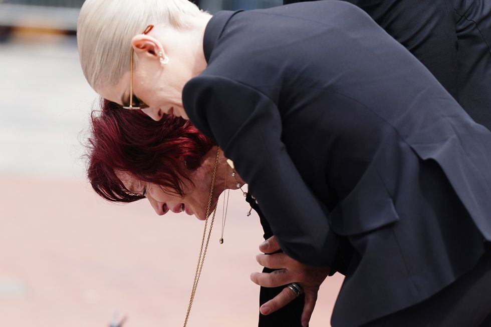 Sharon Osbourne burst into tears