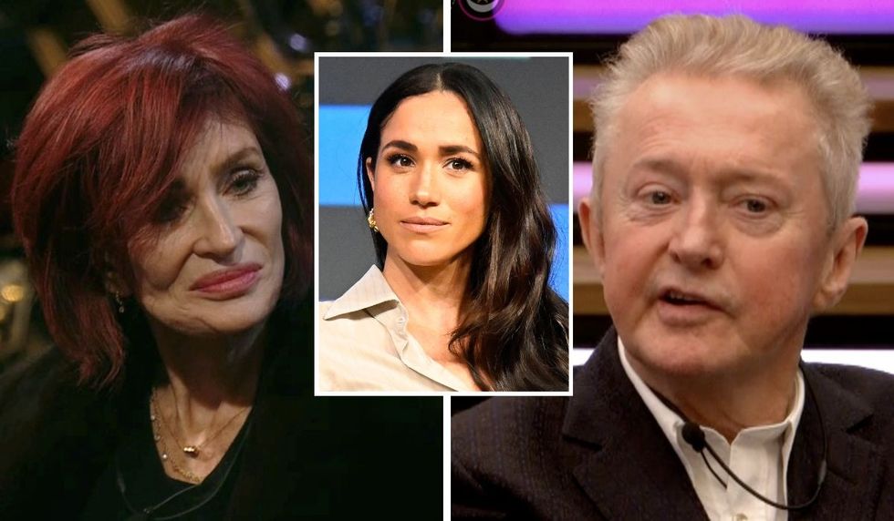 Sharon Osbourne, Meghan Markle and Louis Walsh