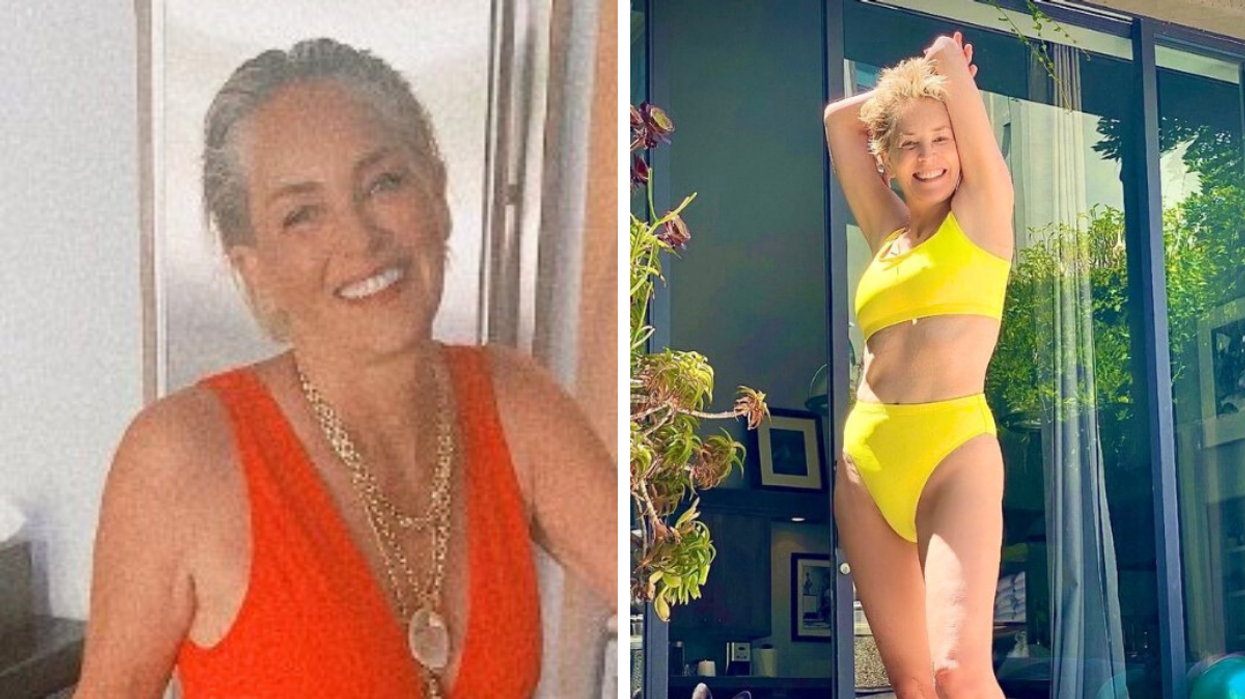 Sharon Stone bikini