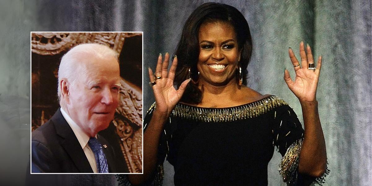 NextImg:Michelle Obama tipped to 'sideline Biden' having previously 'polled donors' for presidential bid
