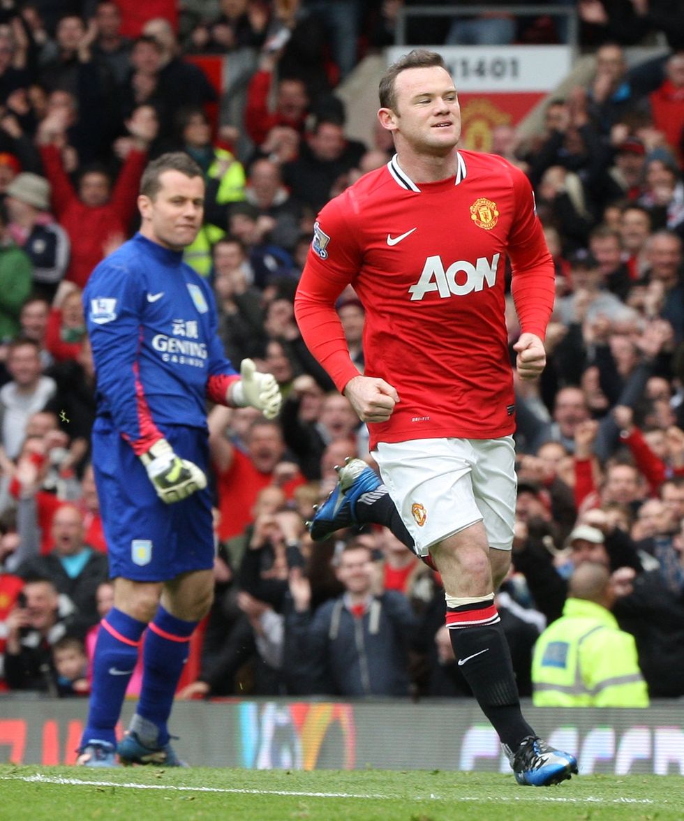 Shay Given was beaten by a Wayne Rooney penalty when Manchester United once faced Aston Villa