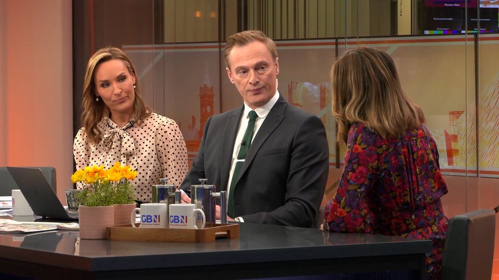 She joined Isabel Webster and Martin Daubney on Breakfast