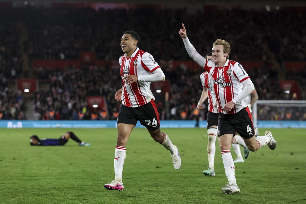 Shea Charles struck late as Southampton battled their way past Middlesbrough
