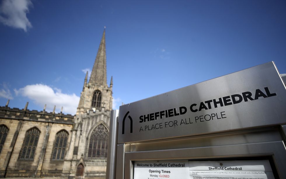 Sheffield Cathedral in Sheffield, South Yorkshire