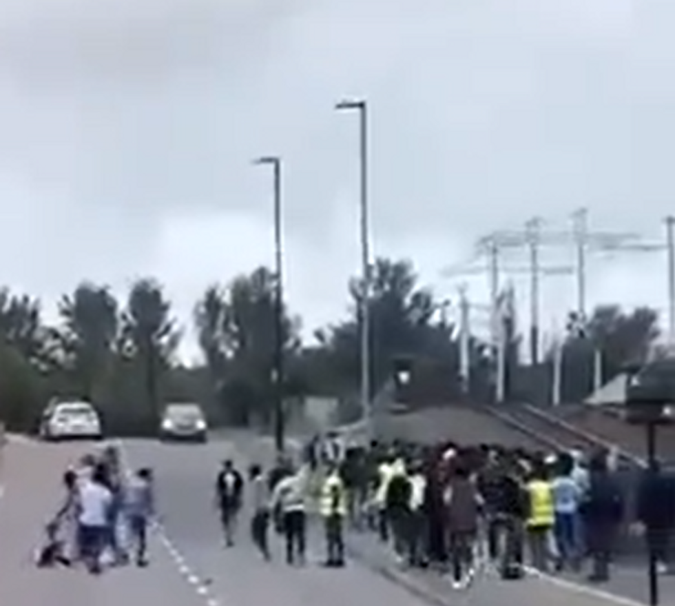 Sheffield street fights