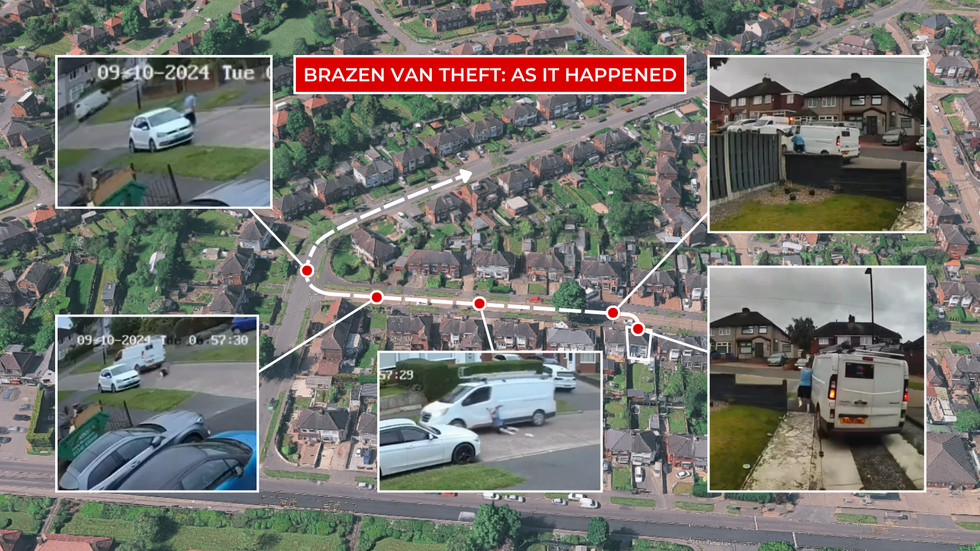 Sheffield van theft map