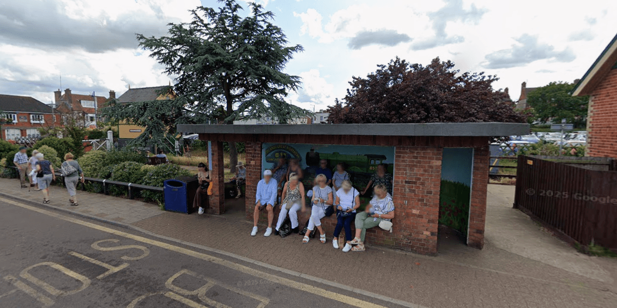 Council row erupts as bus stop protest is blocked by contractors who got up at crack of dawn to erect metal fence Council row erupts as bus stop protest is blocked by contractors who got up at crack of dawn to erect metal fence