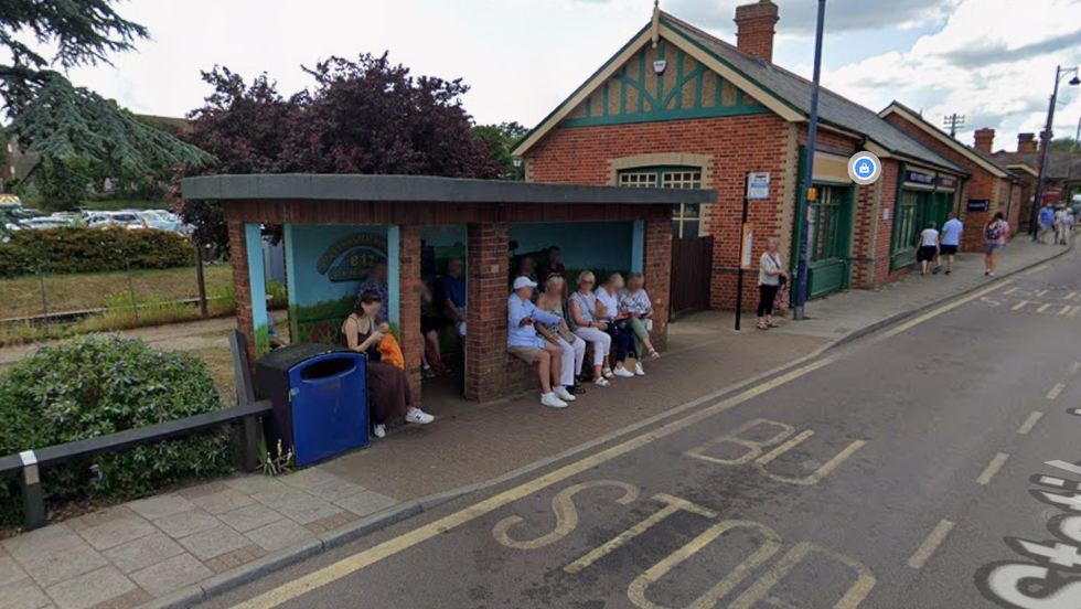 Sheringham bus shelter