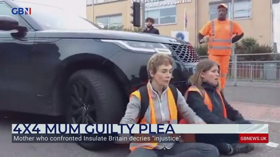 Mum banned from road after 'nudging' Insulate Britain protesters with Range Rover on school run