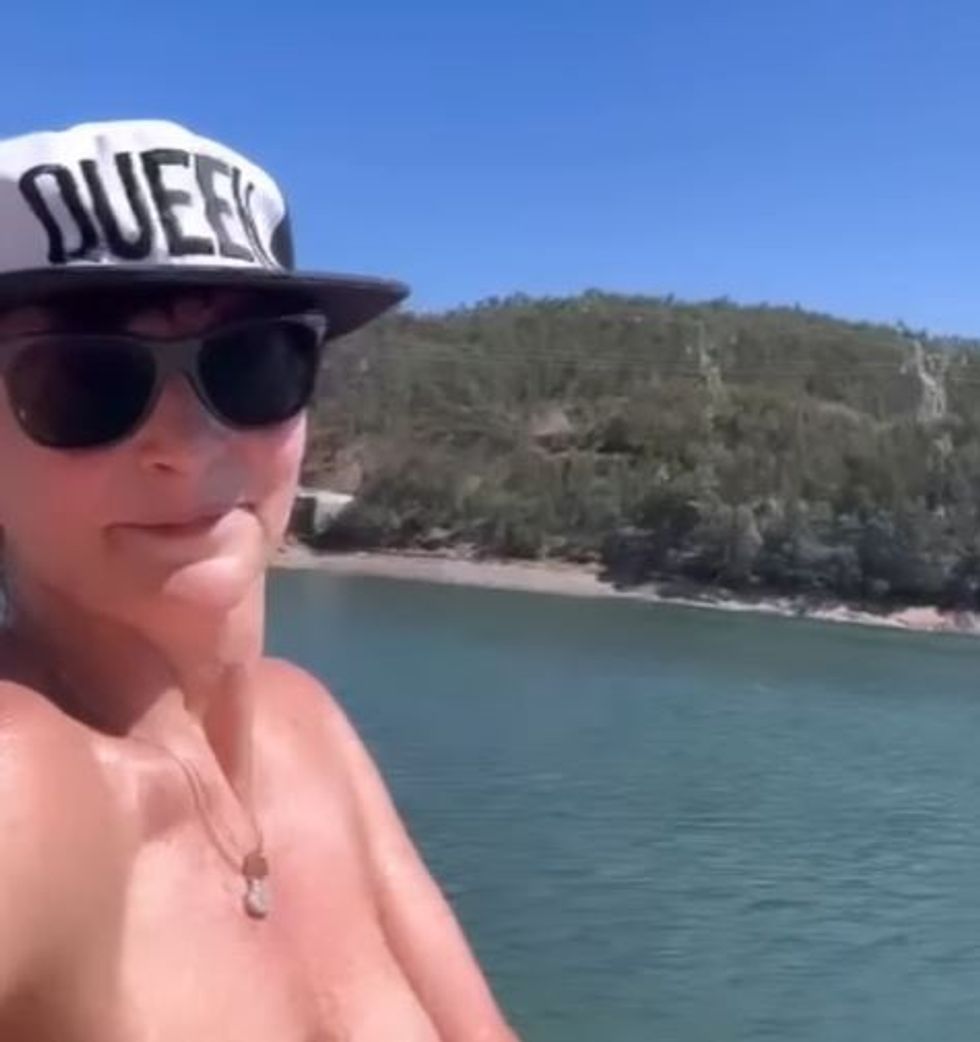 Shirley Ballas on holiday