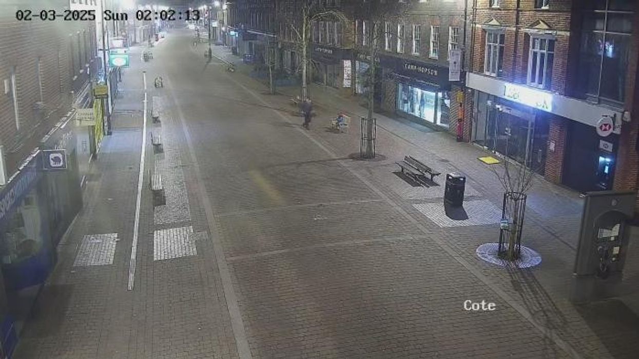 CCTV captures shocking moment RAF engineers brazenly wreck and steal Paddington Bear statue during boozy night out