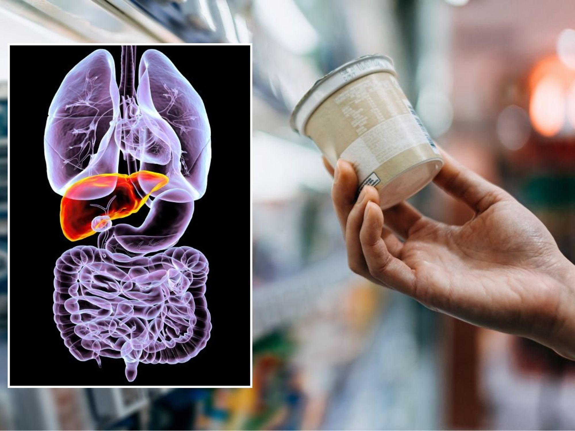 SHOPPER IN SUPERMARKET