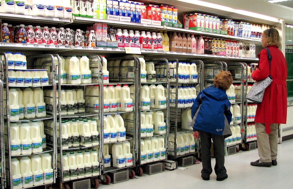Shoppers have noticed a difference in the prices of dairy products