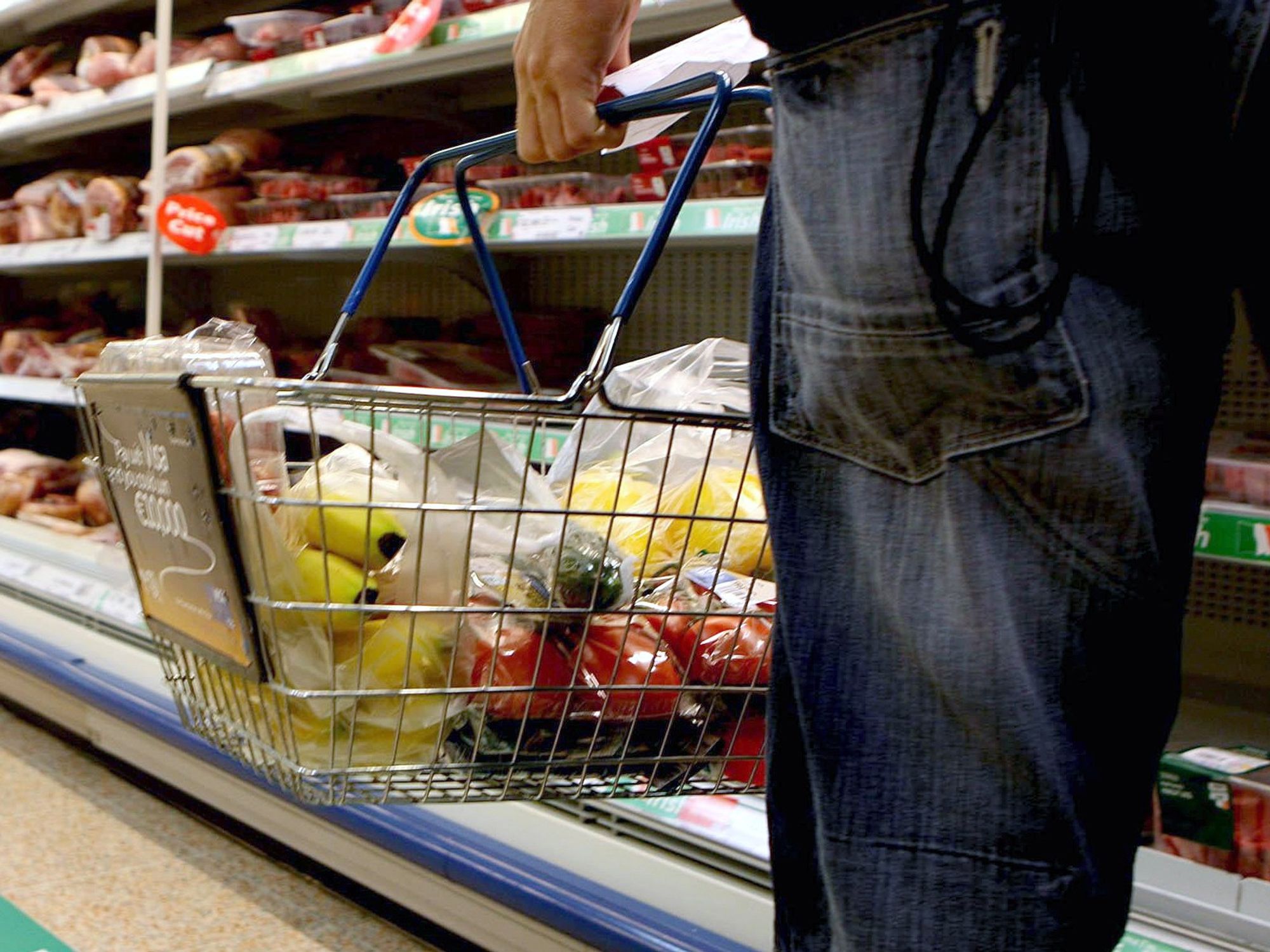 Shopping basket in pictures