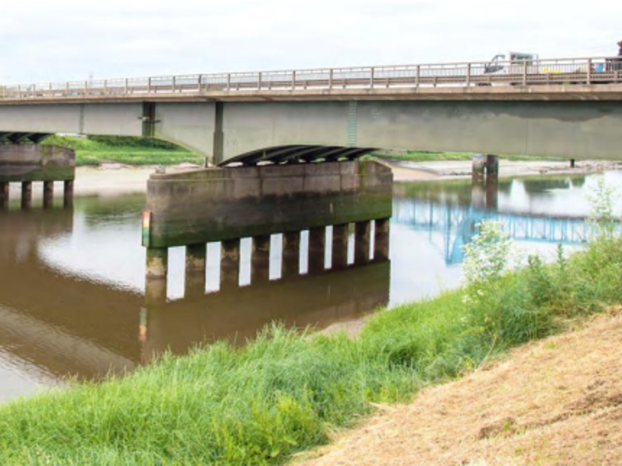 Shot of A494 bridge