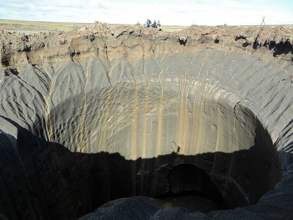 Siberian crater