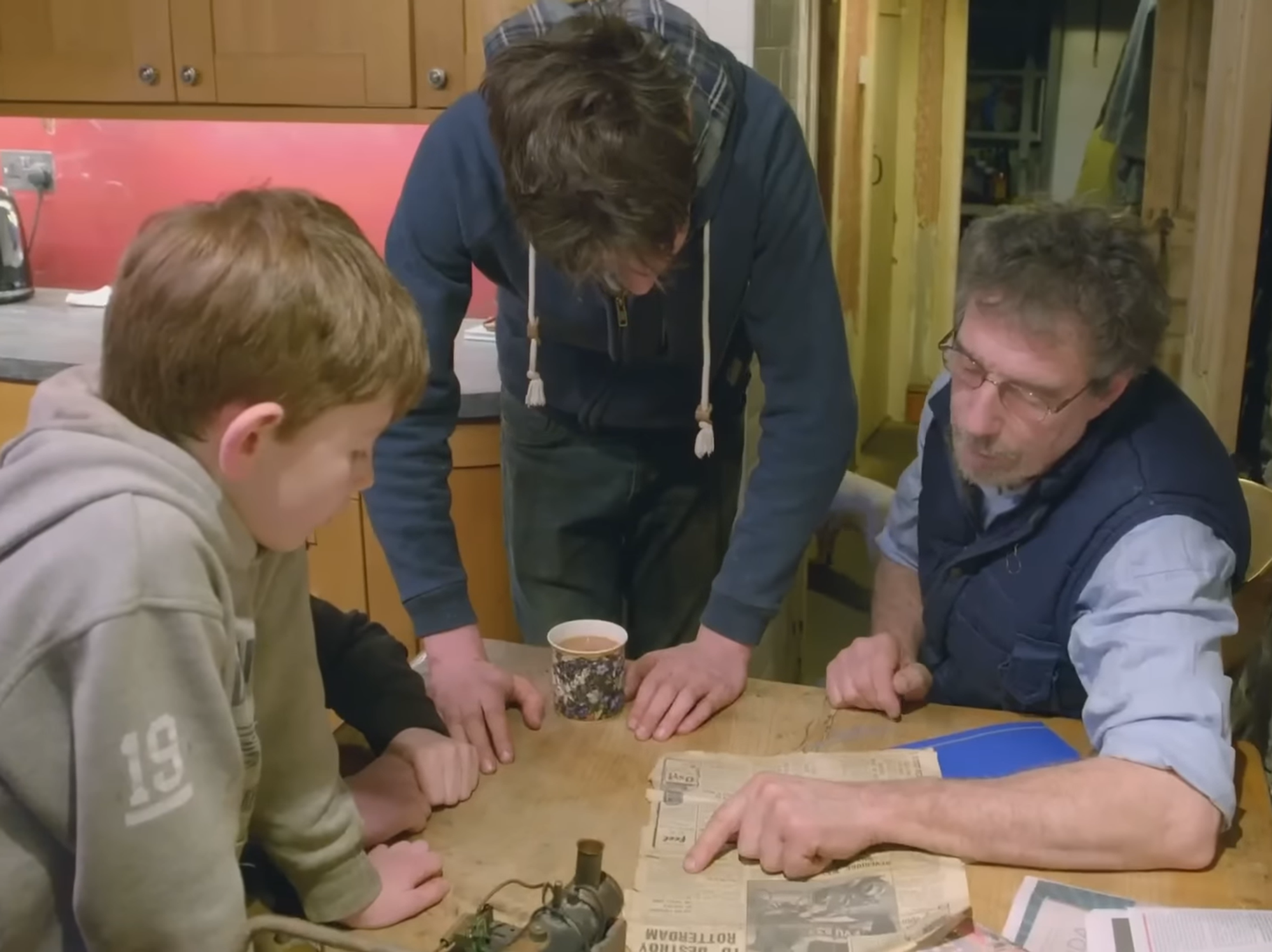 Sidney (left), Reuben (middle) and Clive (right)