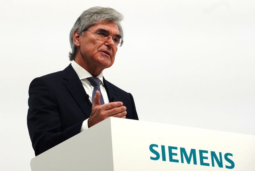 Siemens boss Joe Kaeser