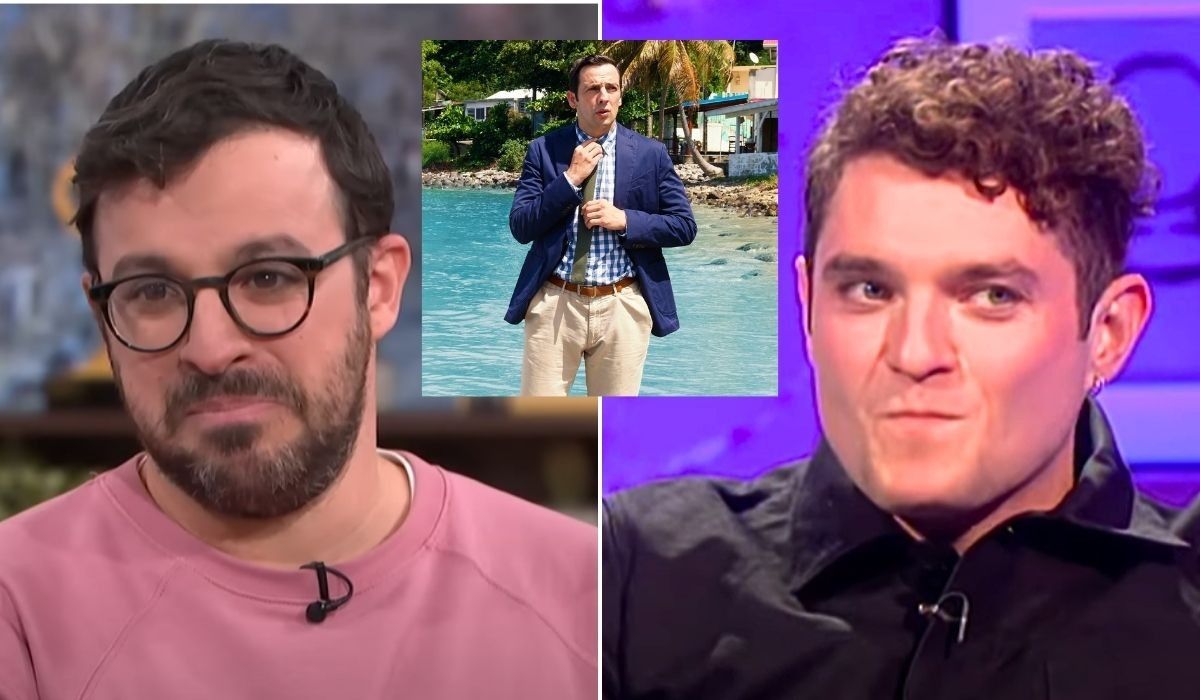 Simon Bird, Ralf Little and Mathew Horne