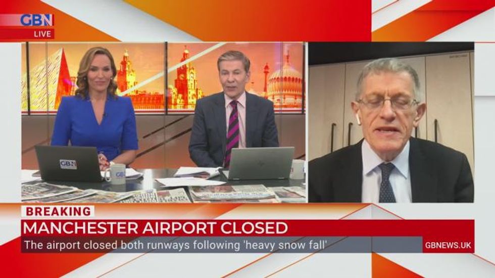 Manchester Airport FORCED TO SHUT due to heavy snowfall