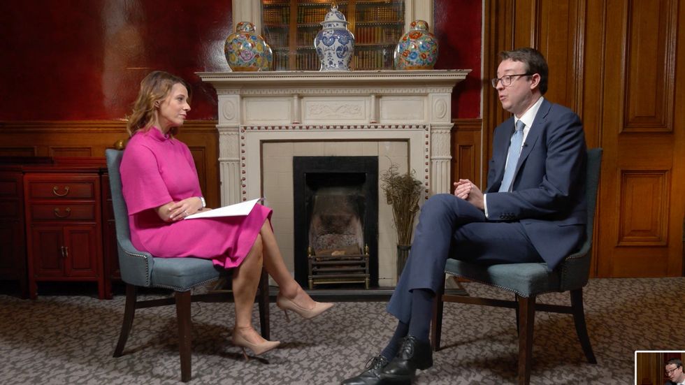 Simon Clarke joined Gloria De Piero on GB News