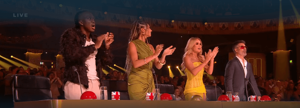 Simon Cowell, Alesha Dixon, KSI and Amanda Holden
