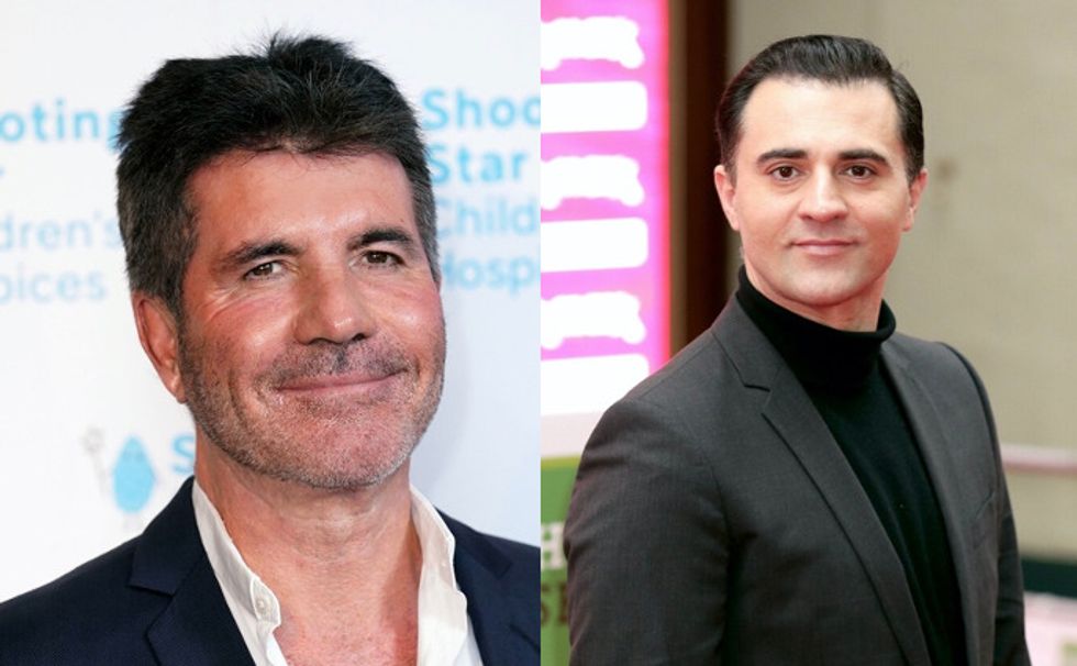 Simon Cowell and Darius Campbell Danesh