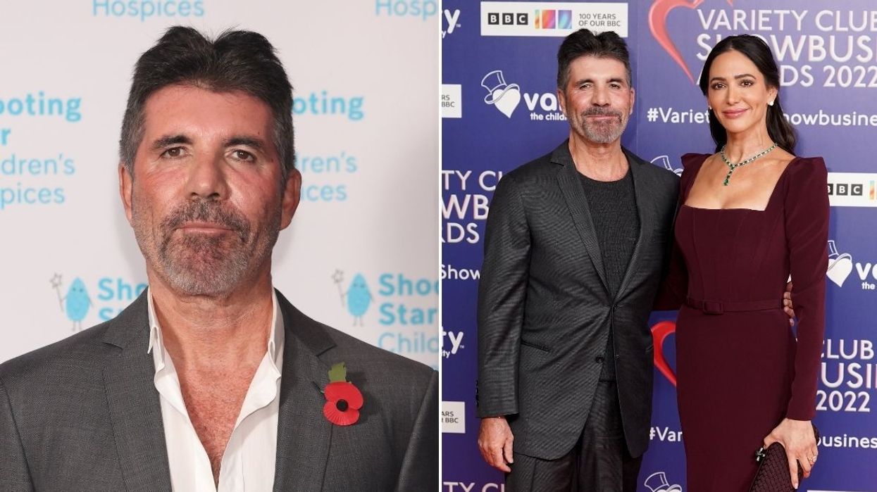 Simon Cowell and Lauren Silverman