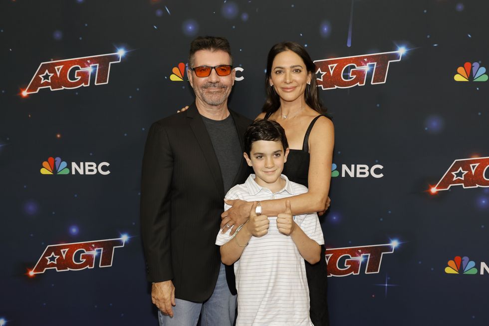 Simon Cowell and Lauren Silverman