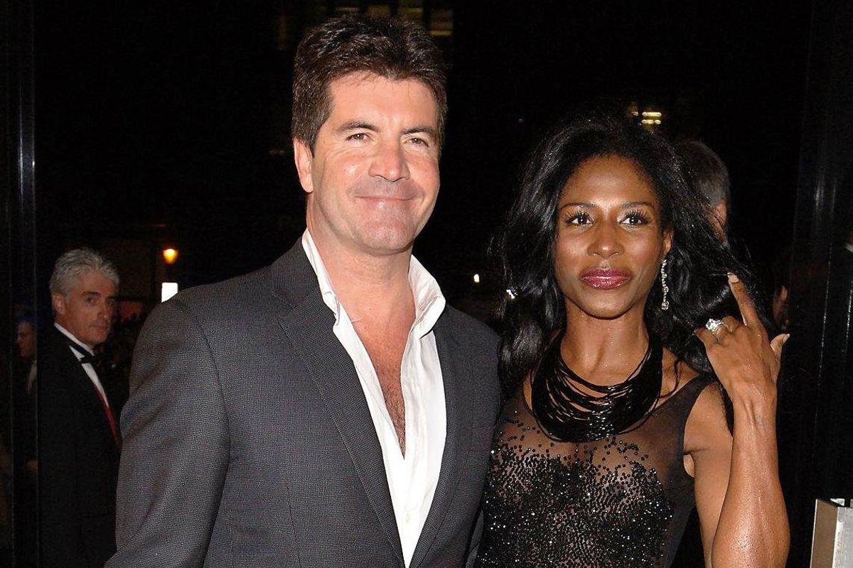 Simon Cowell and Sinitta