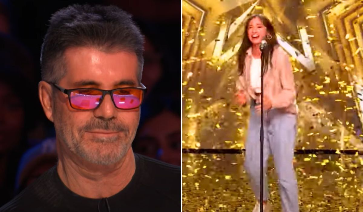 Simon Cowell and Sydnie Christmas