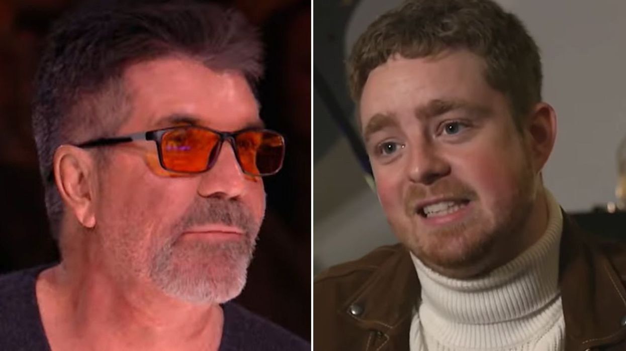 Simon Cowell and Tom Ball