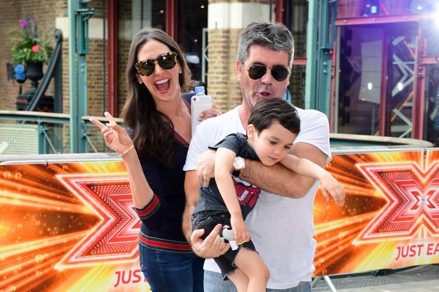 Simon Cowell, Lauren Silverman and son Eric