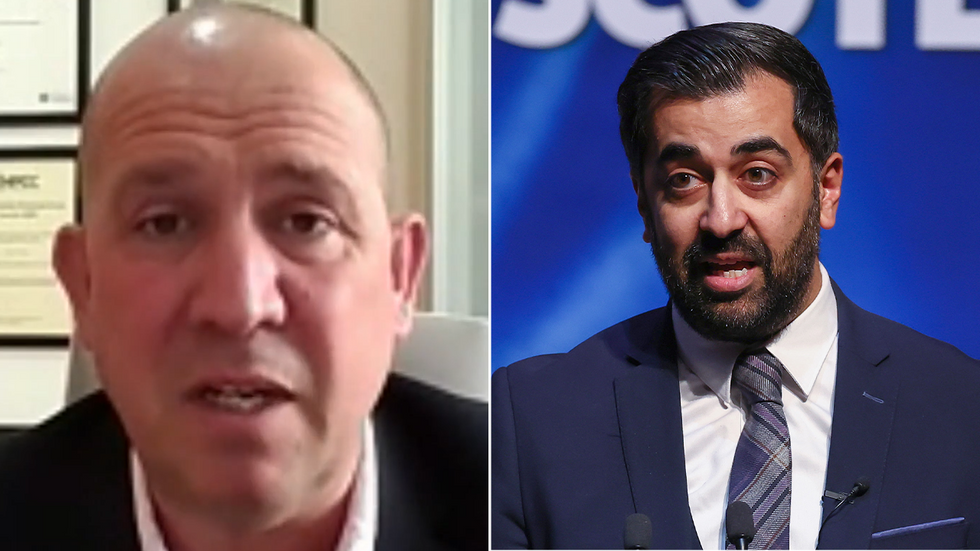 Simon Harding and Humza Yousaf