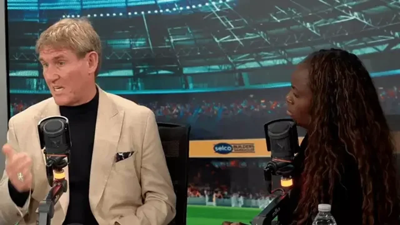 Simon Jordan has ripped into Eni Aluko, insisting she's not 'particularly enlightening, illuminating, engaging or charismatic', while sat next to the former England Lionesses star