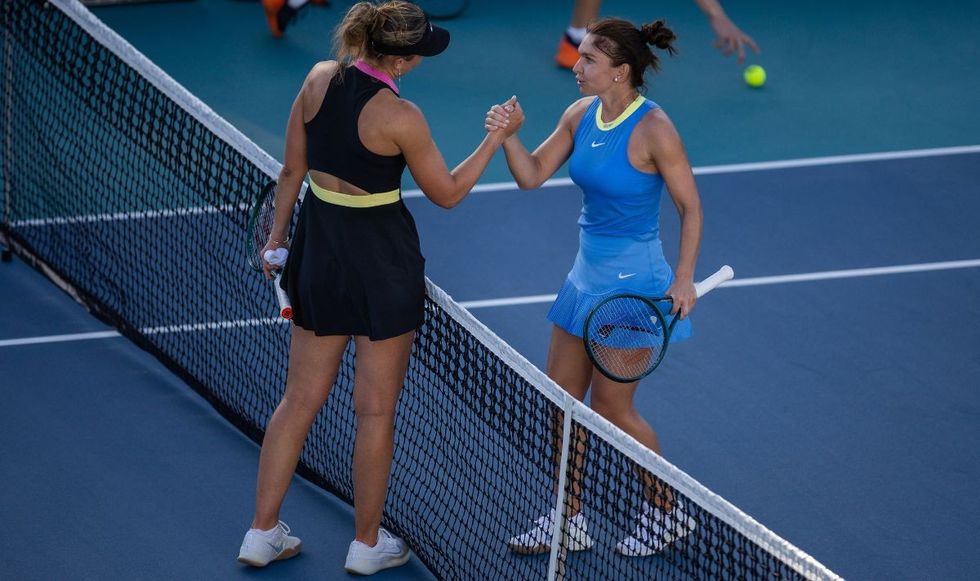 Simona Halep lost to Caroline Wozniacki in three sets