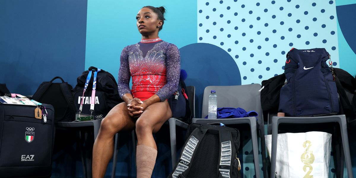 NextImg:Simone Biles' anger revealed by Team USA team-mate after falling off beam at Paris Olympics
