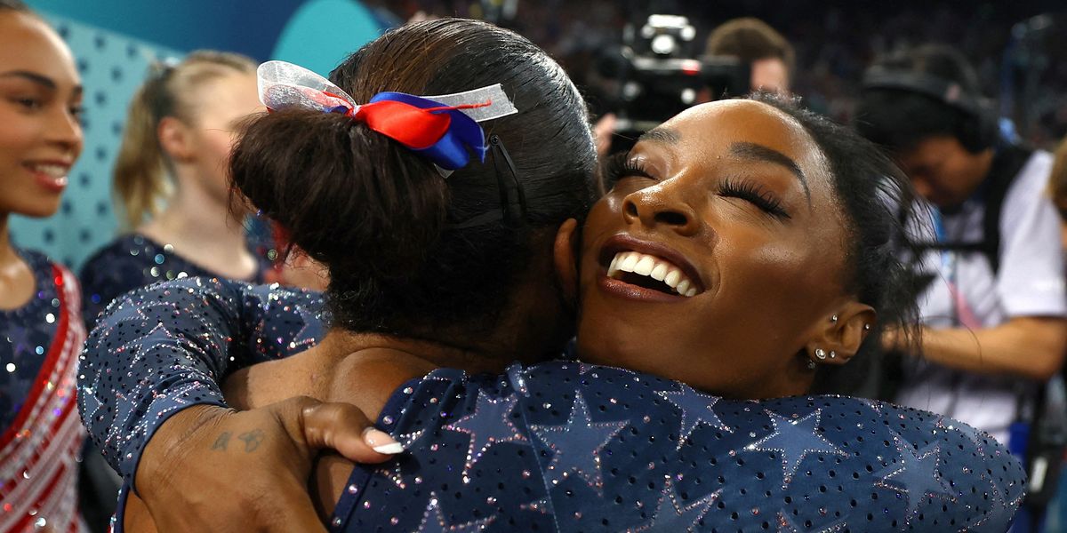 NextImg:Simone Biles fires shots at former USA team-mate after winning gold at Paris Olympics